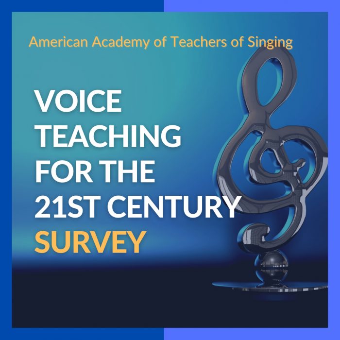 Voice Teacher for the 21st Century Survey announcement